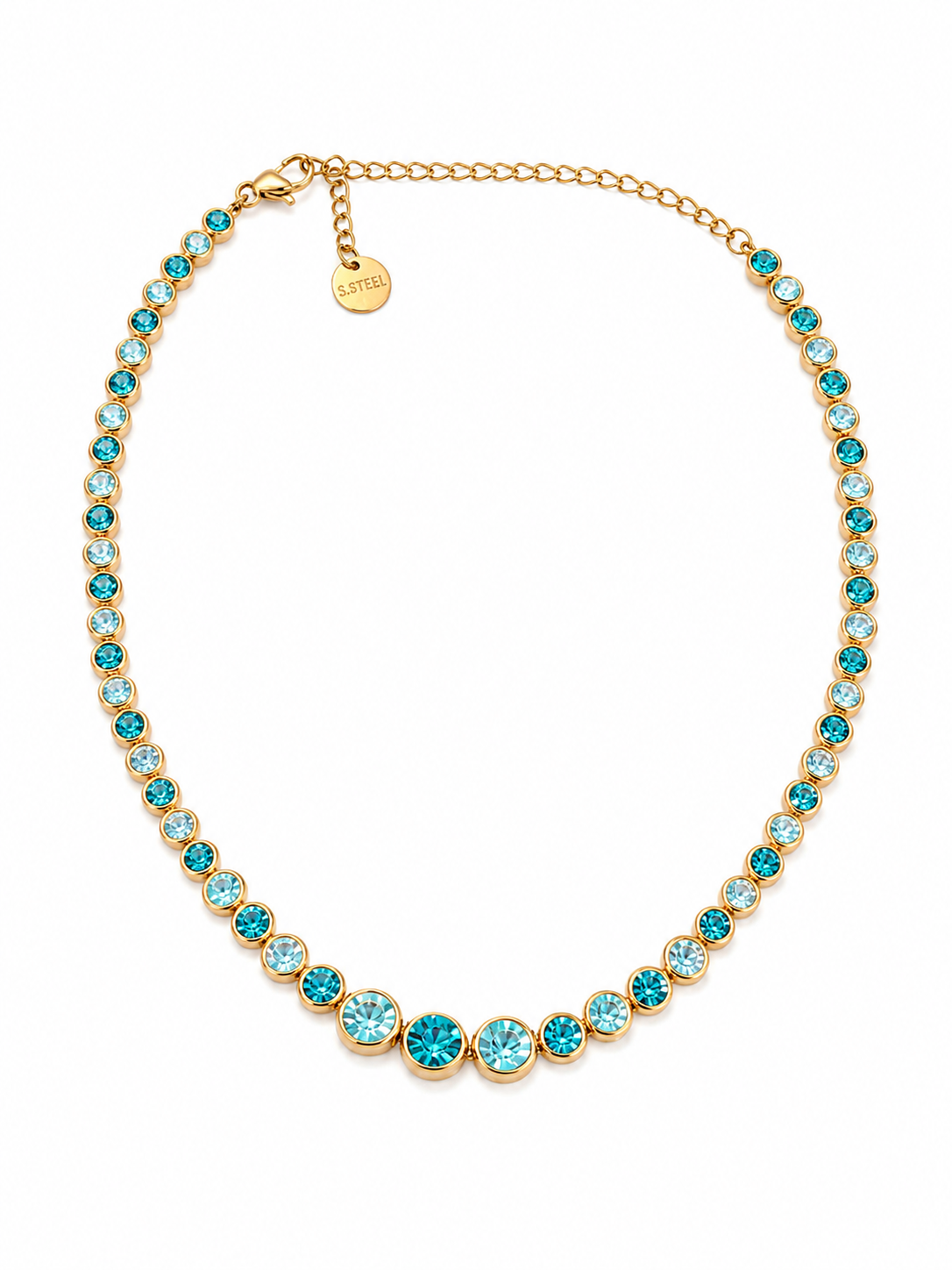 Collana LUCE Rainbow Celeste