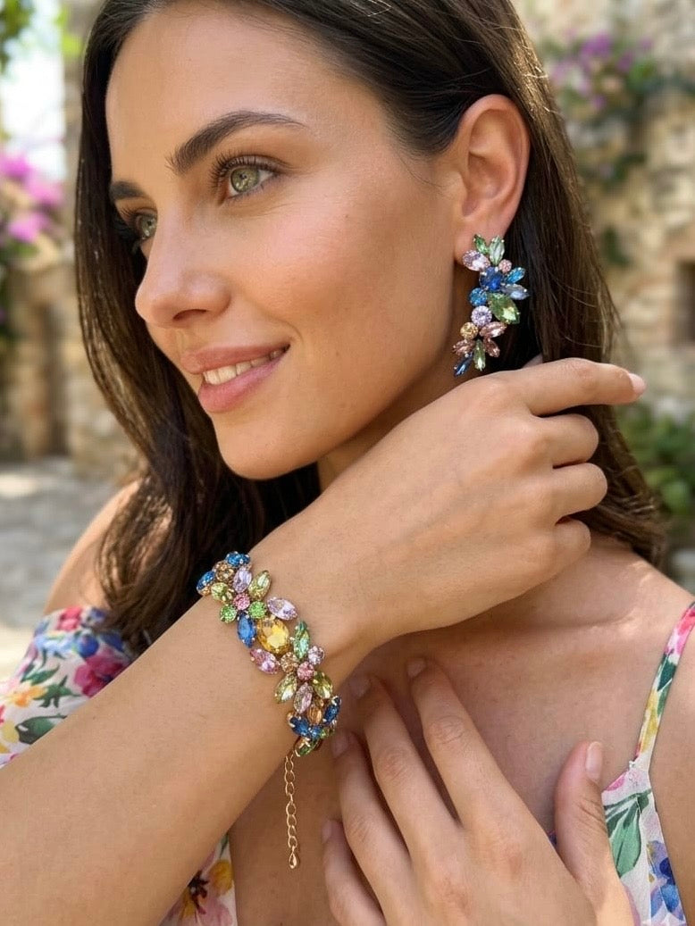 Bracciale & Orecchini Multicolor