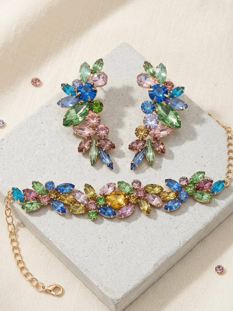 Bracciale & Orecchini Multicolor
