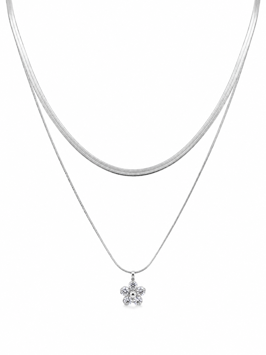 Collana Double Flowers