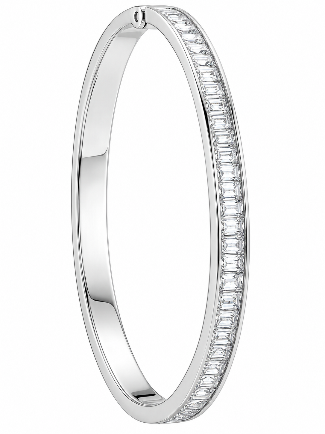 Bracciale rigido zirconi Baguette