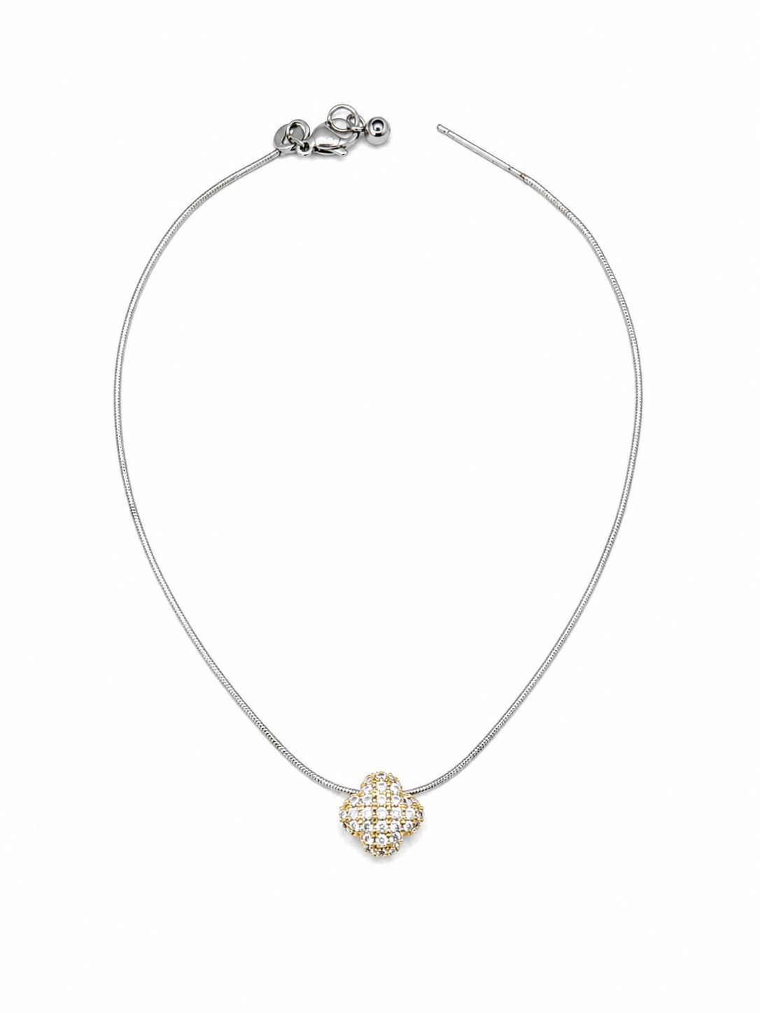 Bracciale Flowers BICOLOR SILVER