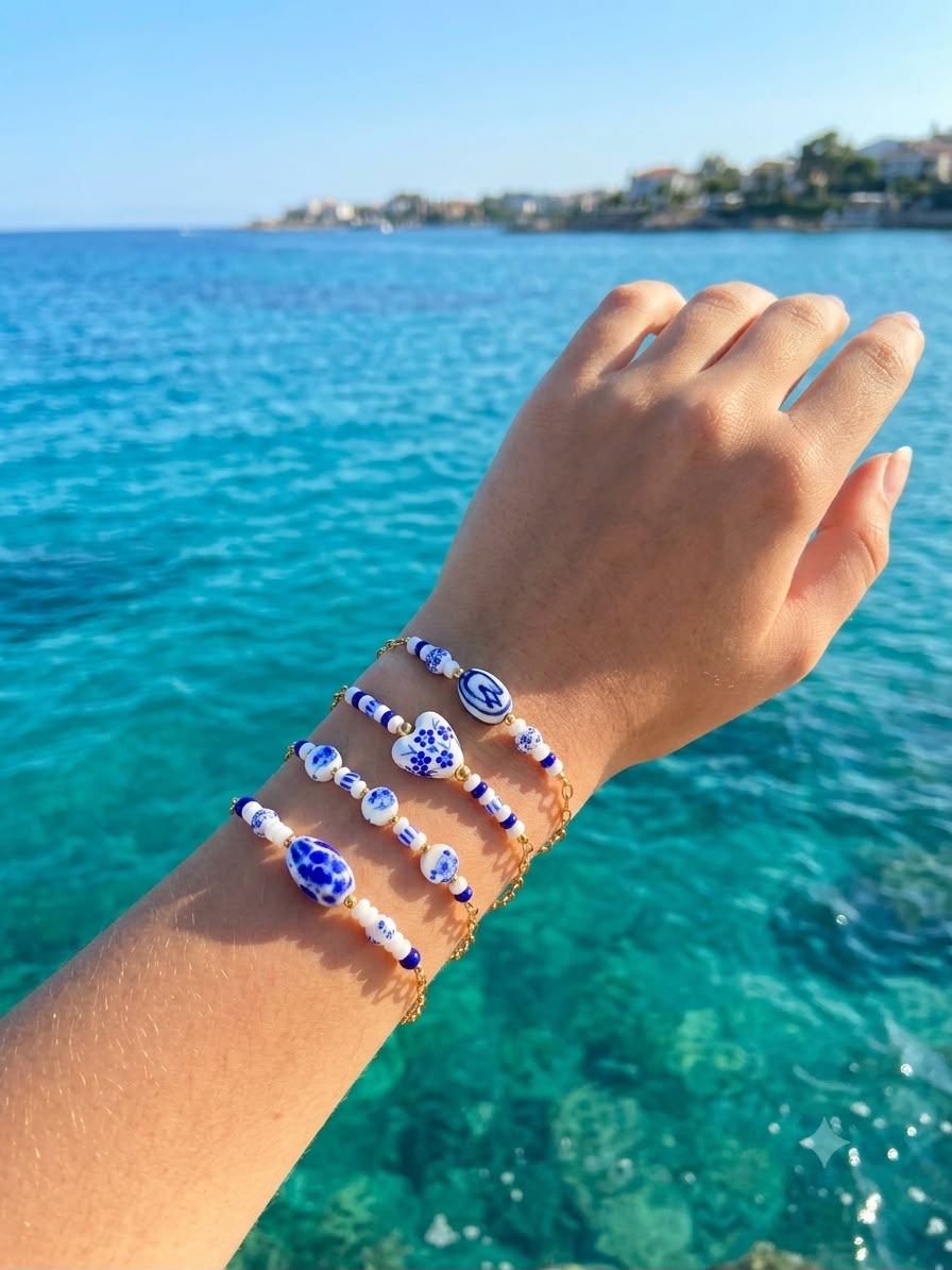 Bracciale SANTORINI BLUE & WHITE