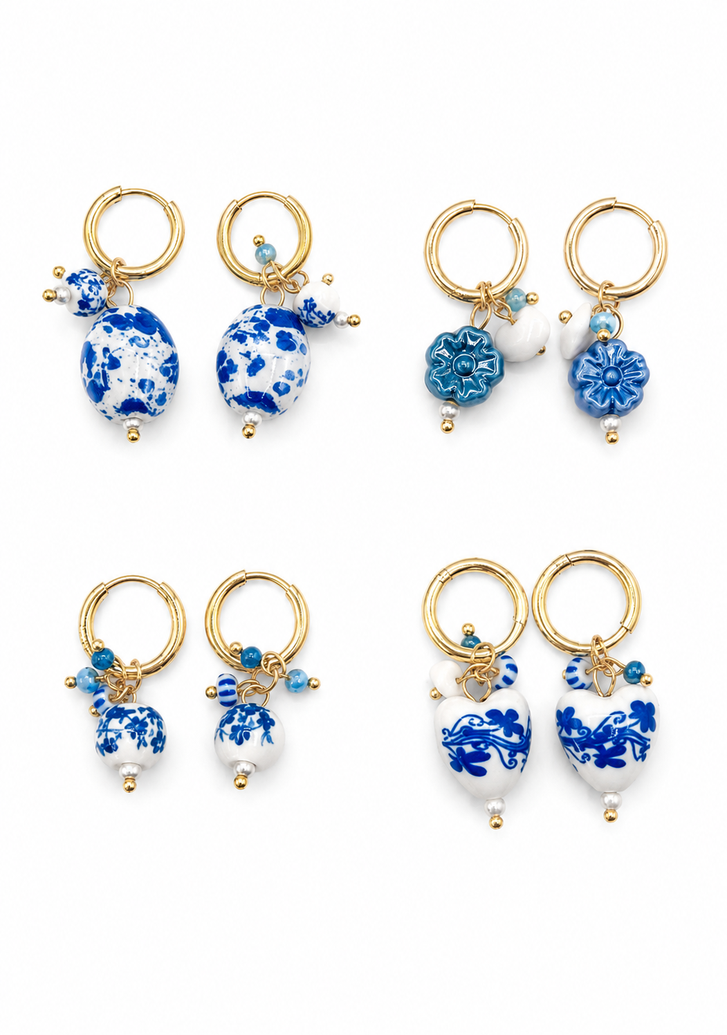 Orecchini Santorini Blue