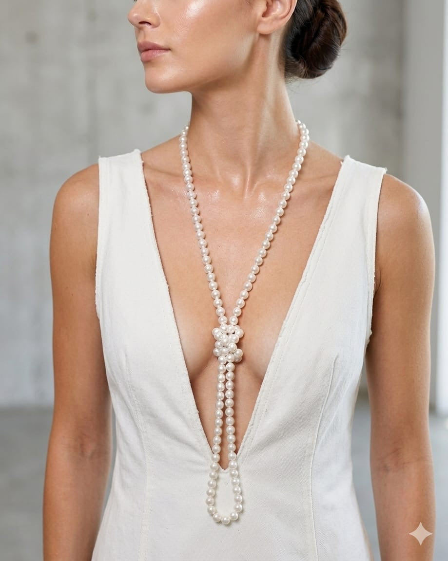Collana Perle Nodo