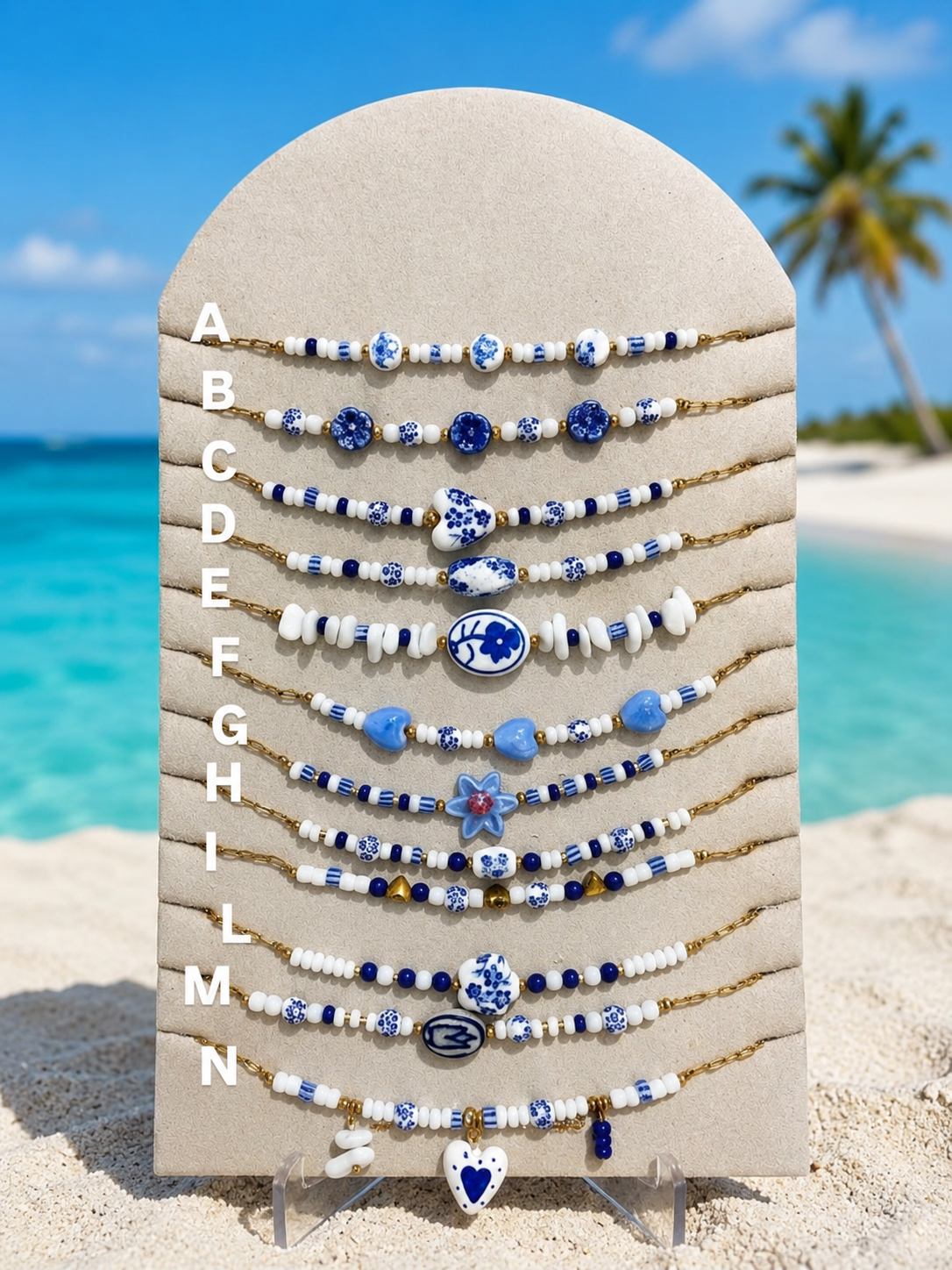 Collana SANTORINI BLUE & WHITE