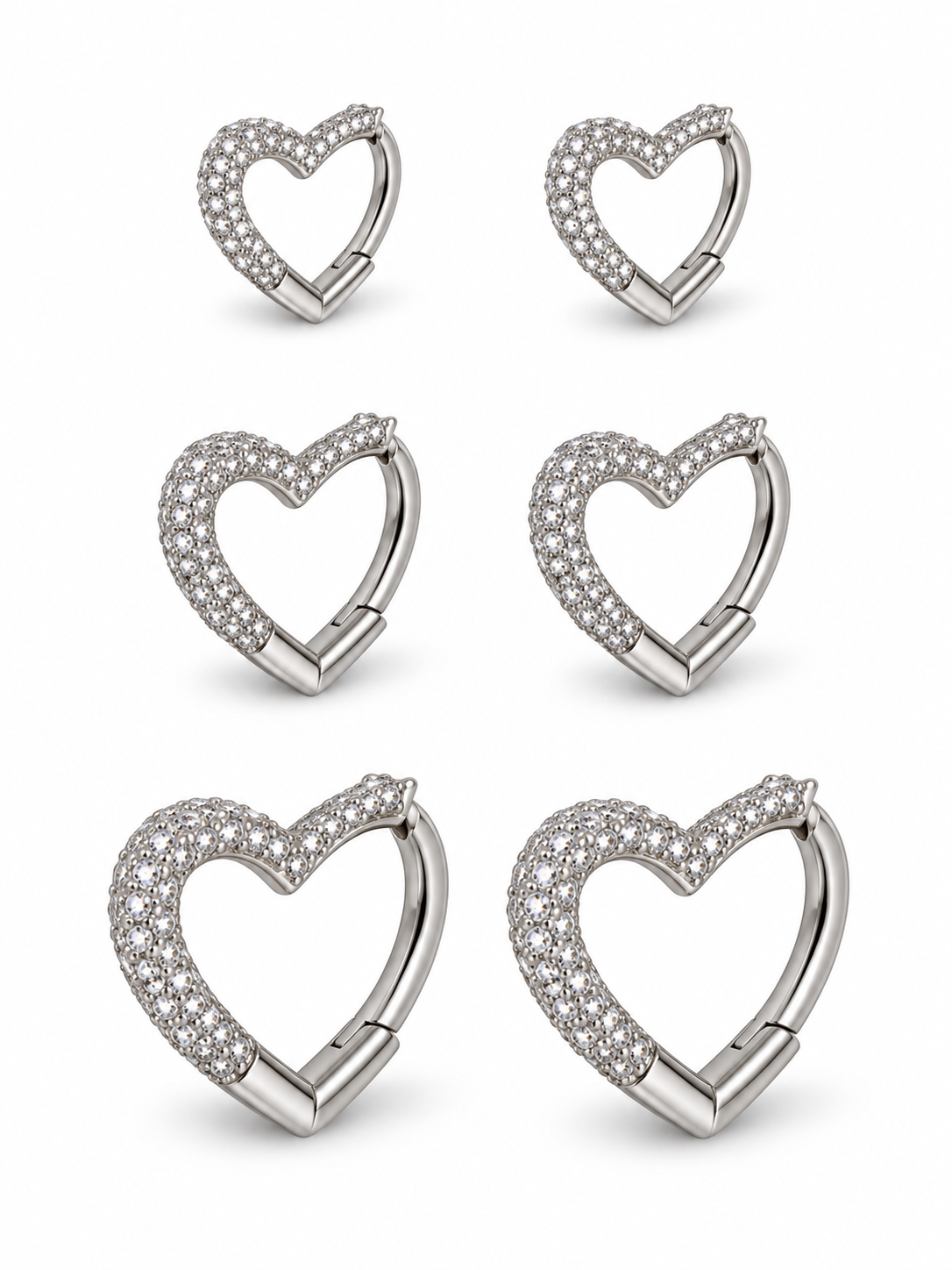 Set Orecchini Cuore