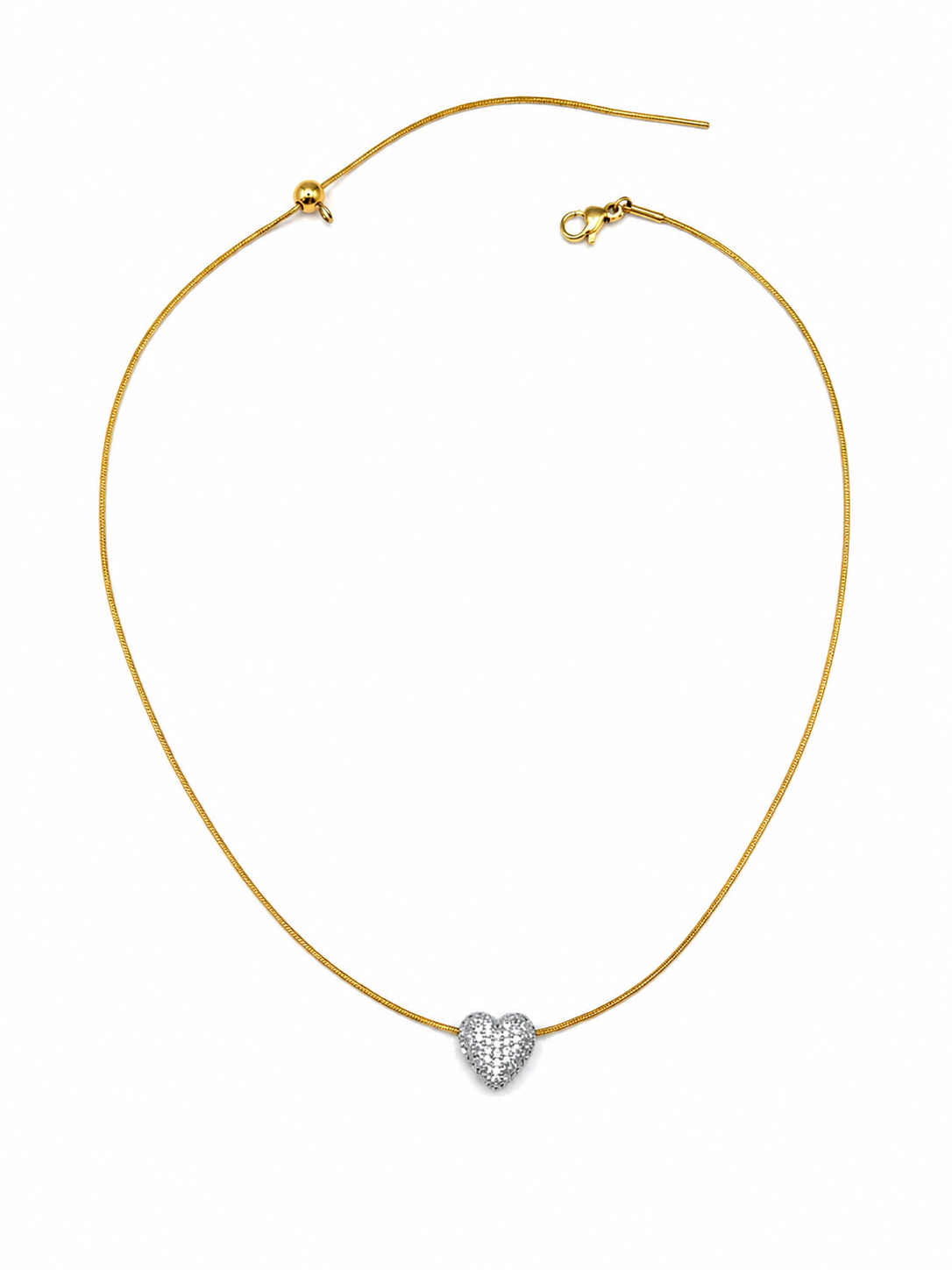 Collana Choker Bicolor LOVE