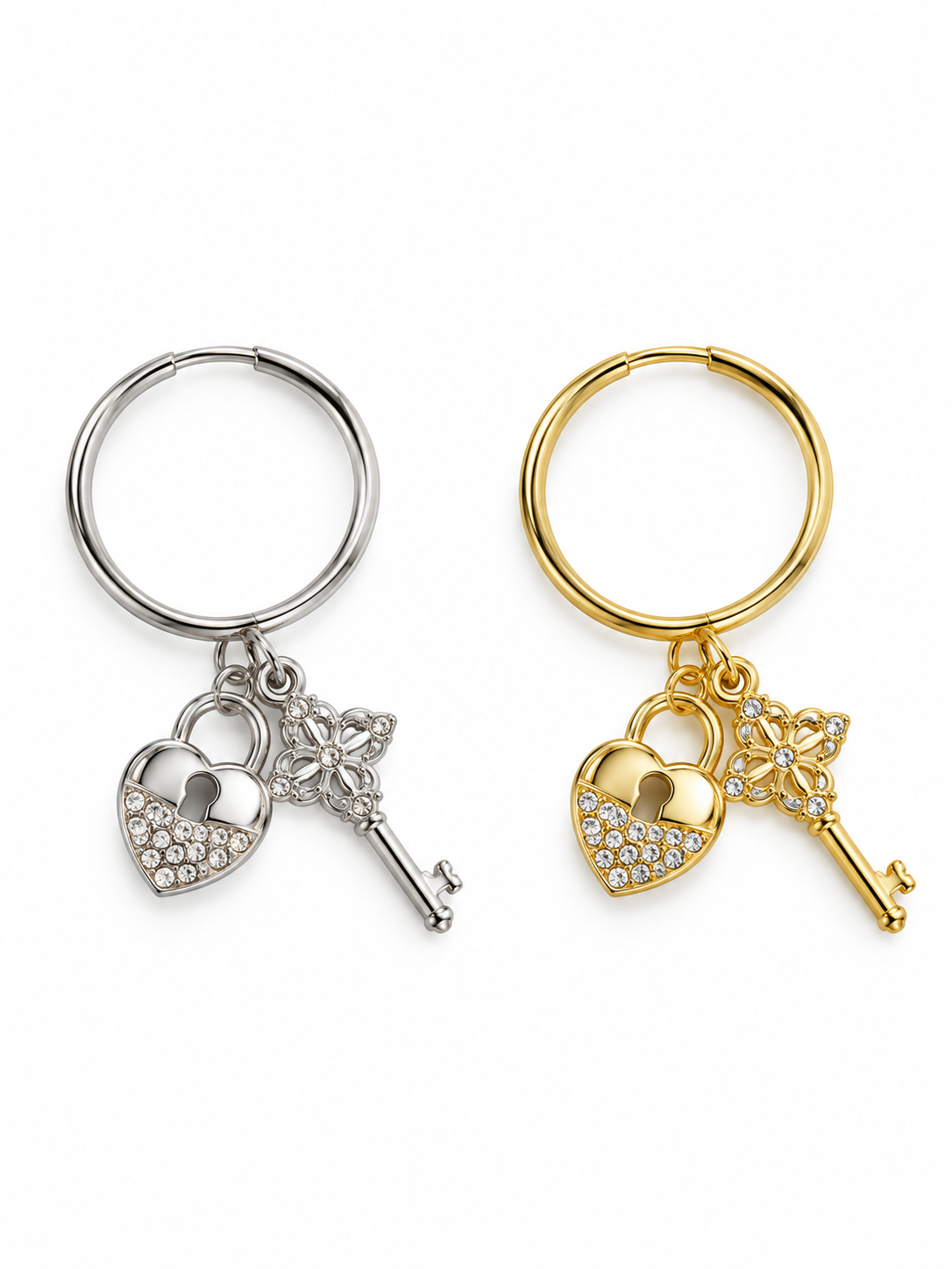 Anello Cuore Lucchetto