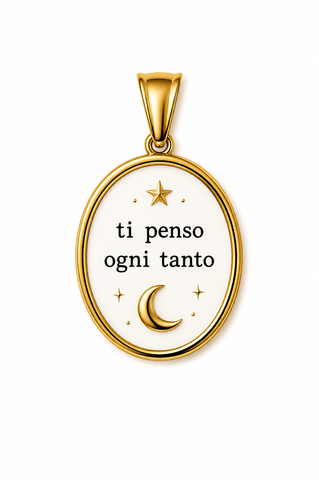 CIONDOLO OVALE FRASI