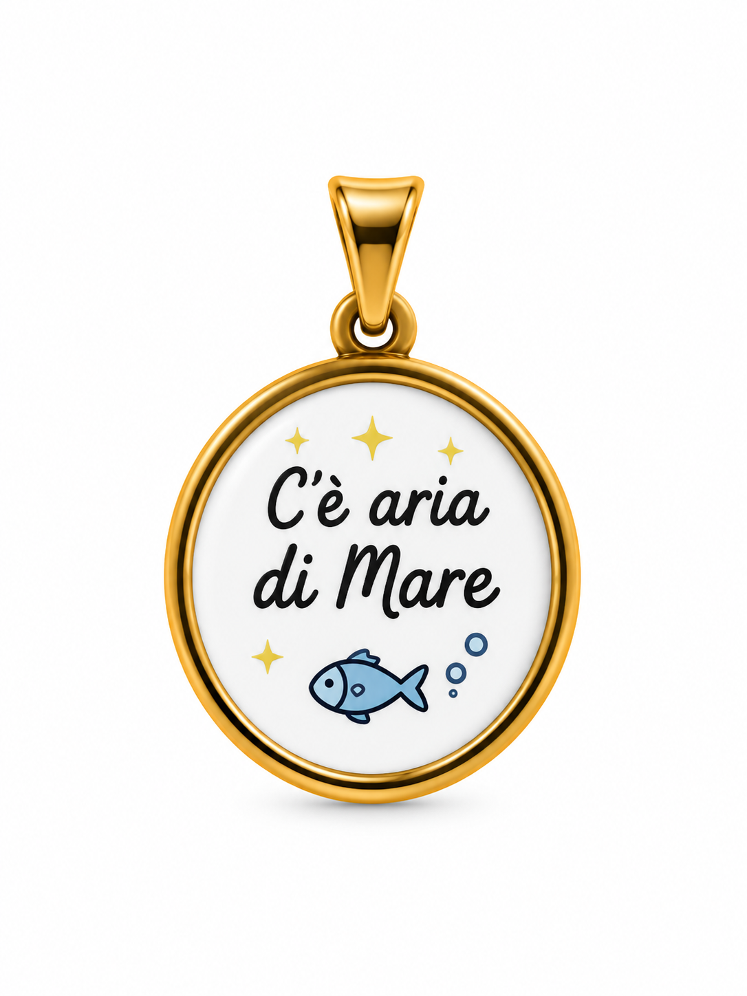 CIONDOLO TONDO FRASI