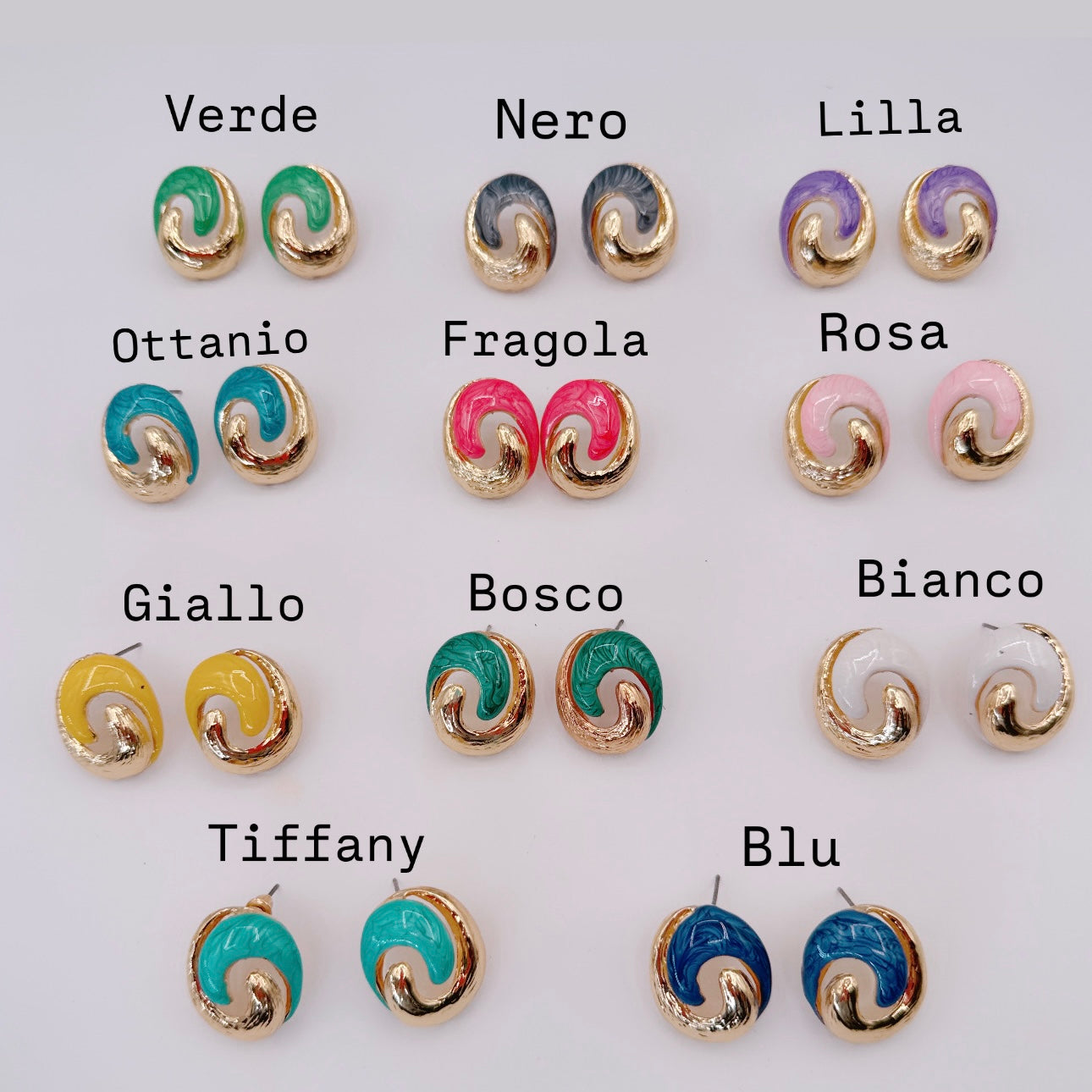 Orecchini Vortic Colors