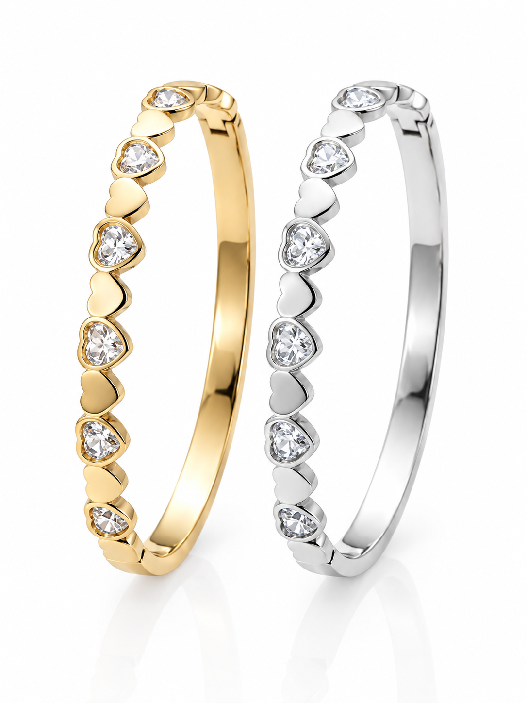 Bracciale rigido Cuoricino