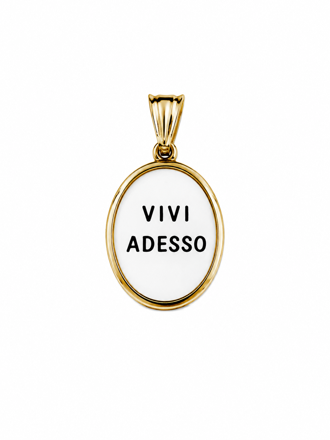 CIONDOLO OVALE FRASI