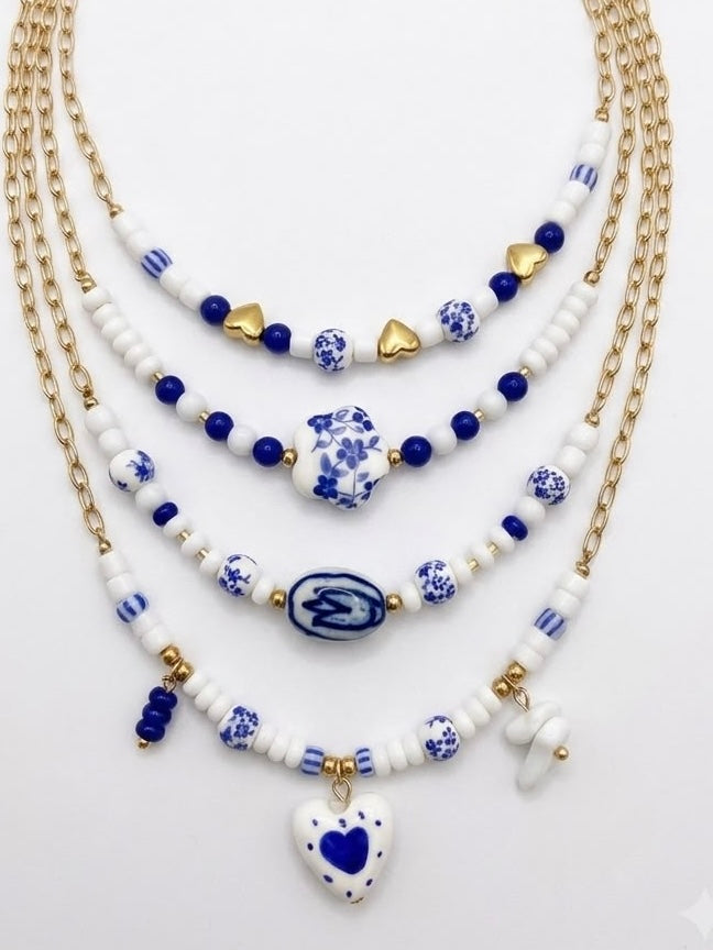 Collana SANTORINI BLUE & WHITE