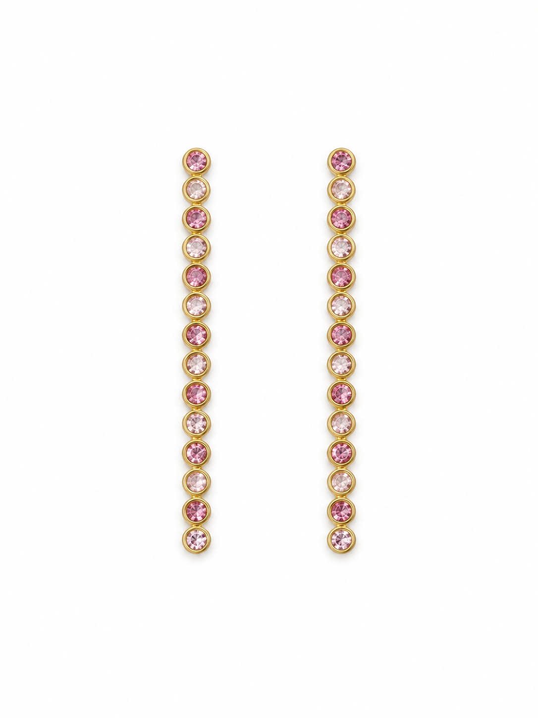 Orecchini Zirconi Pink