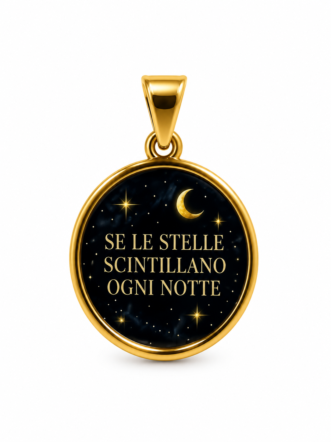 CIONDOLO TONDO FRASI
