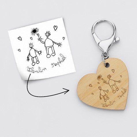Portachiavi Personalizzato Con Disegno