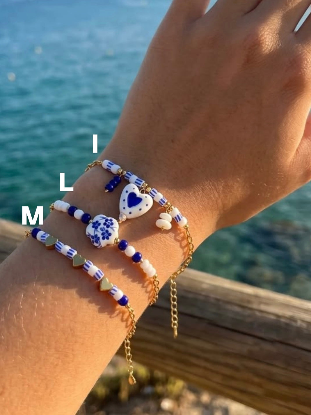 Bracciale SANTORINI BLUE & WHITE