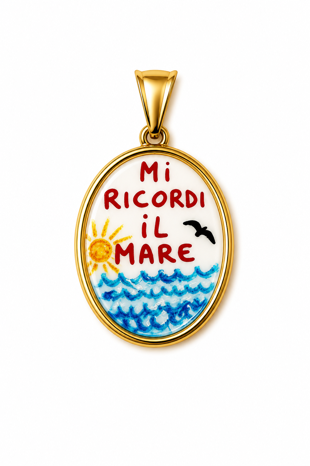 CIONDOLO OVALE FRASI