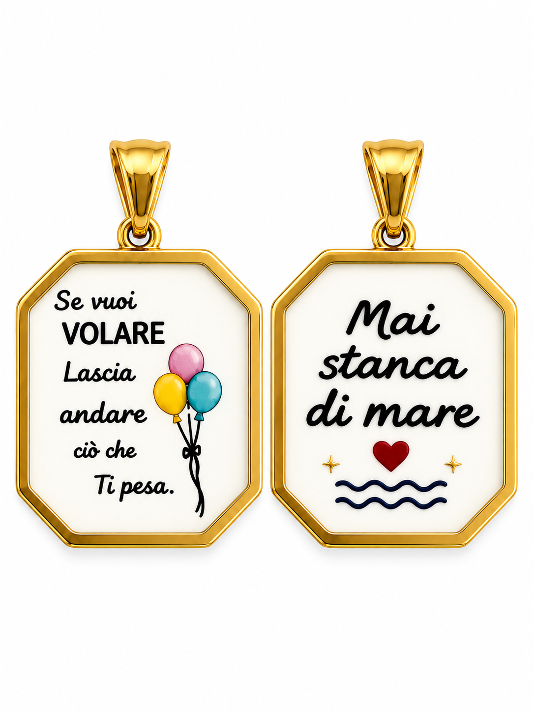 CIONDOLO CORNICE FRASI