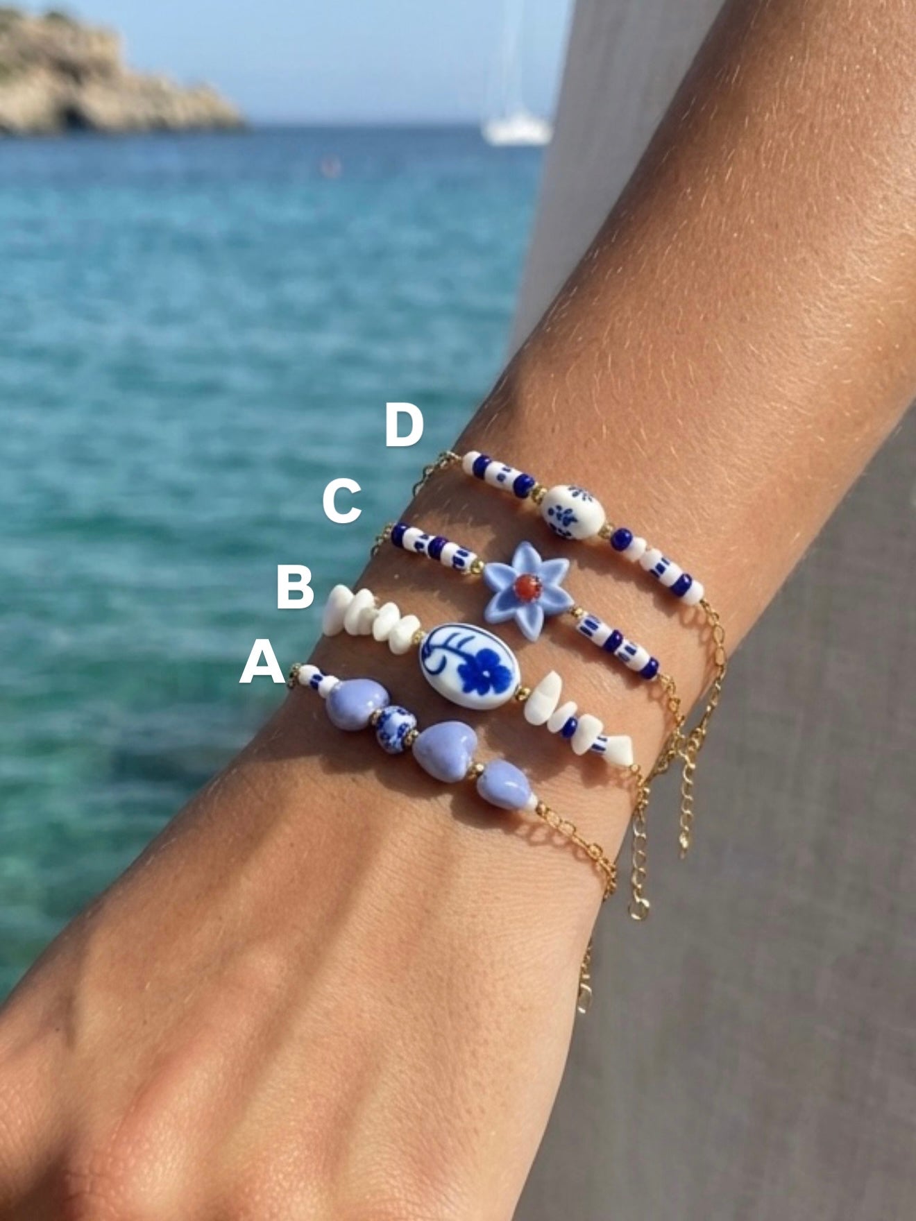 Bracciale SANTORINI BLUE & WHITE