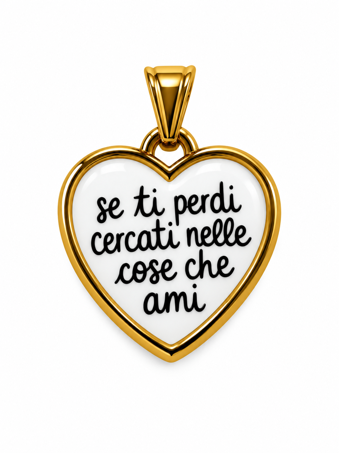 CIONDOLO CUORE FRASI