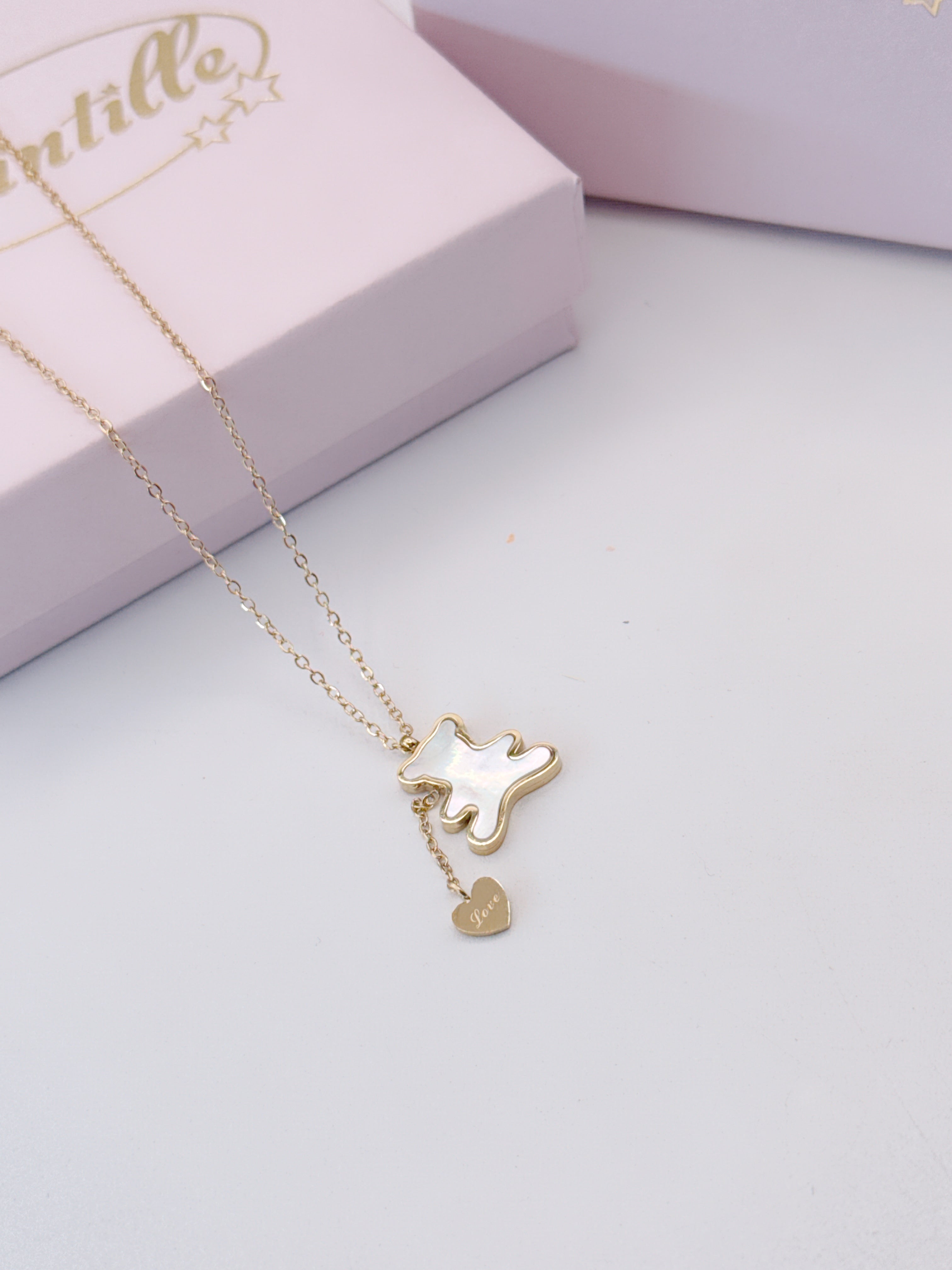 Collana Teddy Madreperla