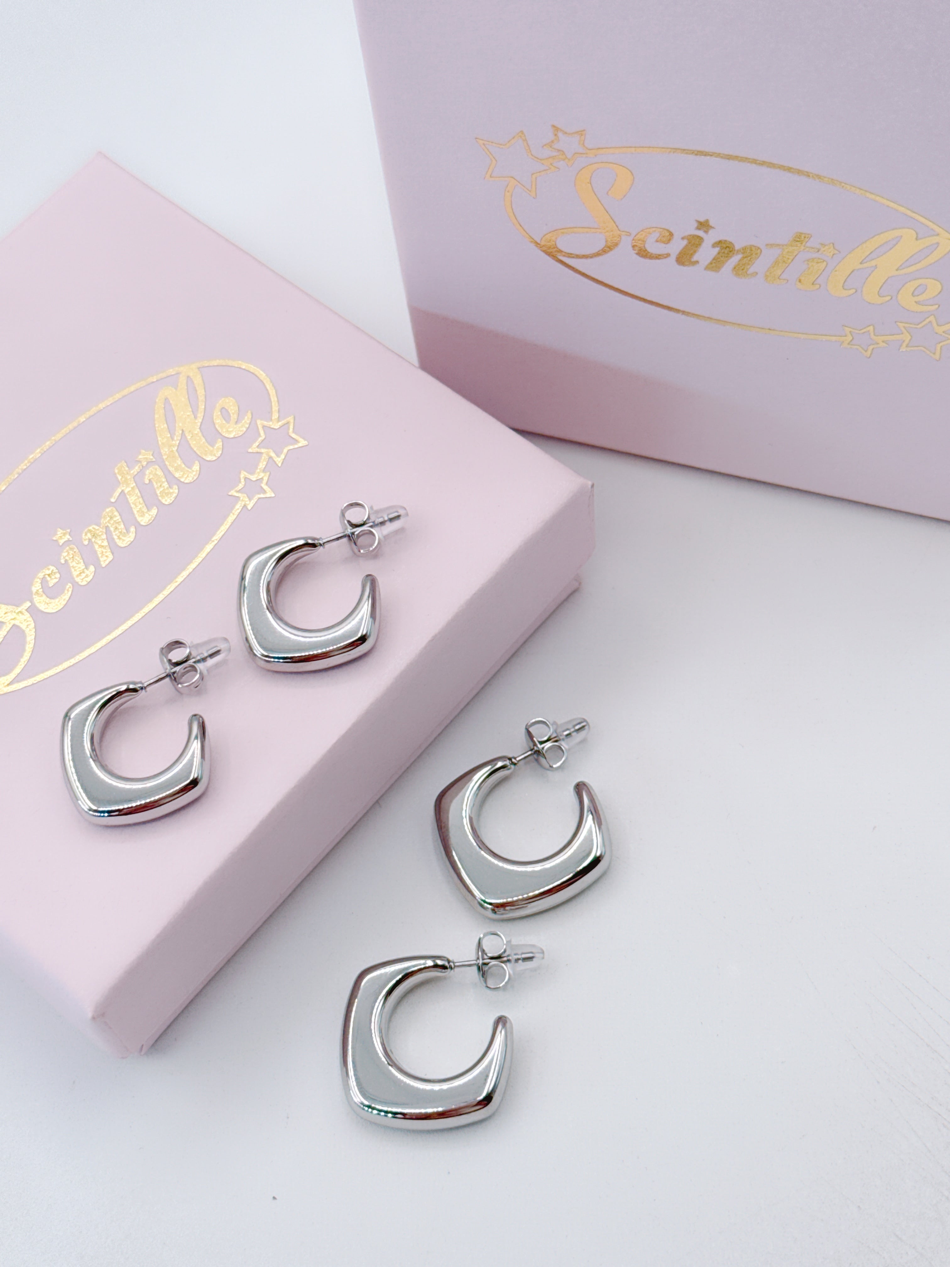 Orecchini Quadrato Silver