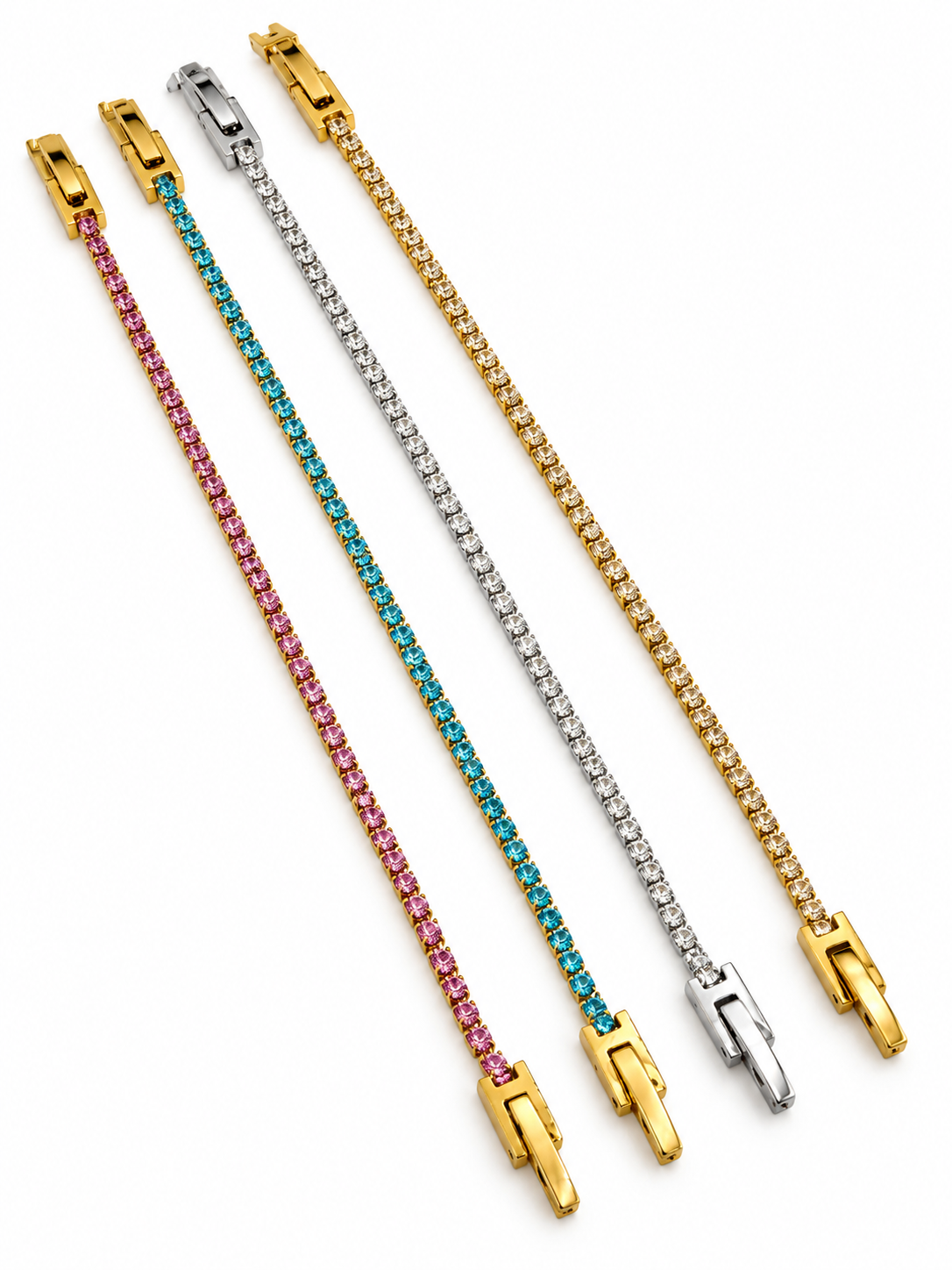 Bracciale Zirconi 2 mm
