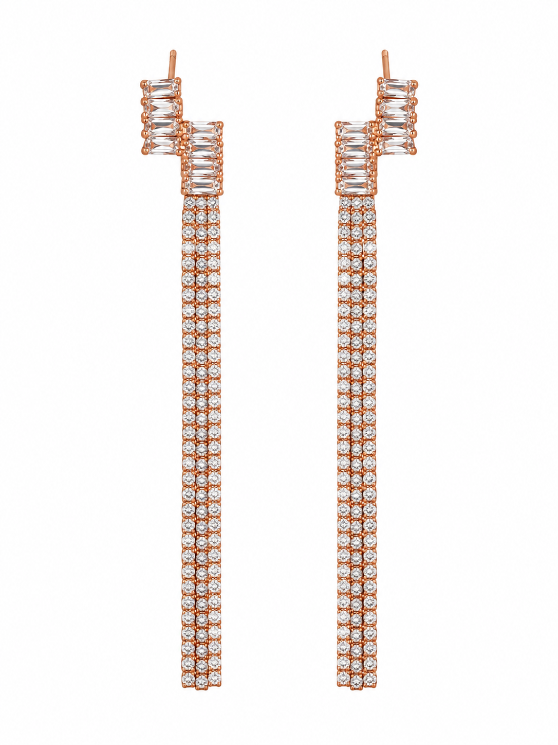 Orecchini Oro Rosa Luxury