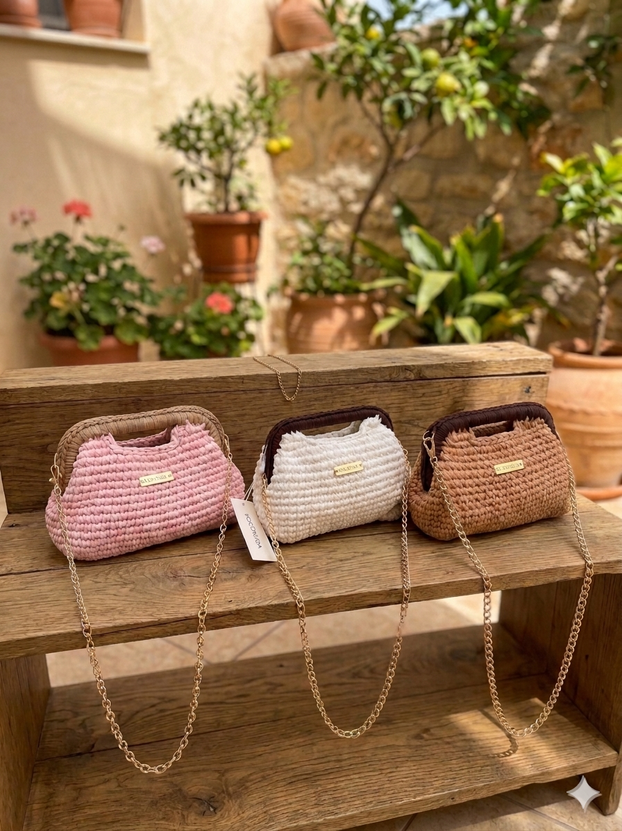 BORSA Clutch Crochet