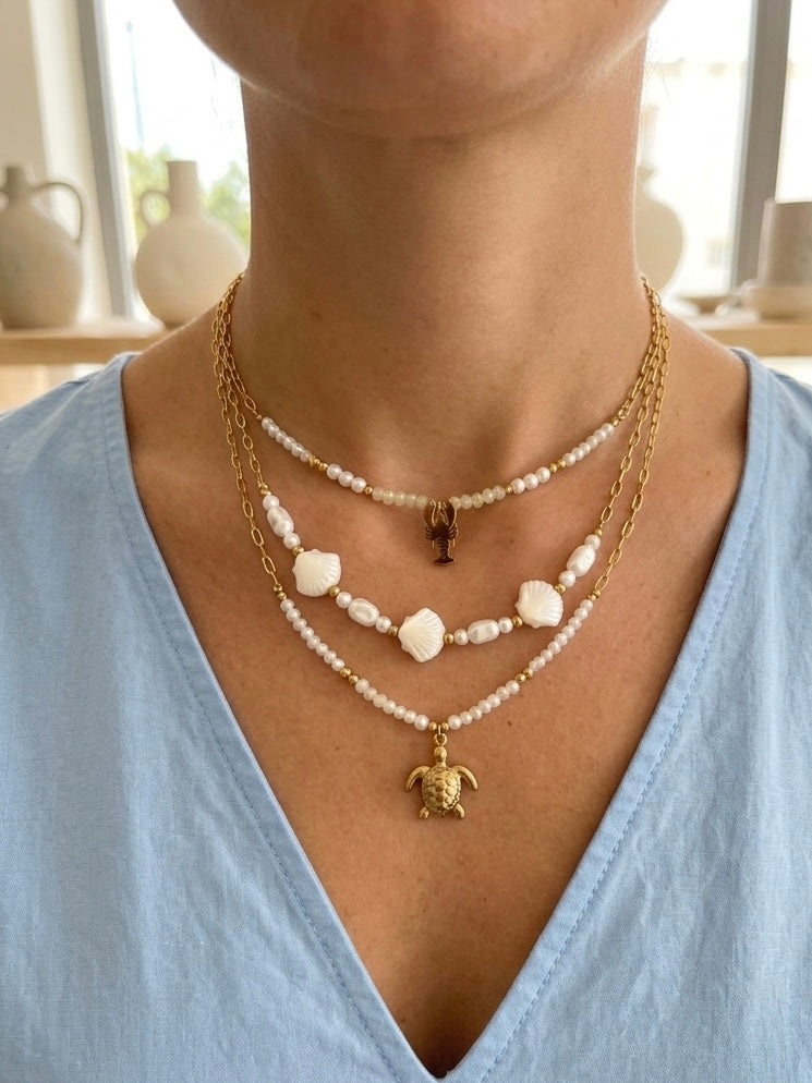 Collana Santorini White