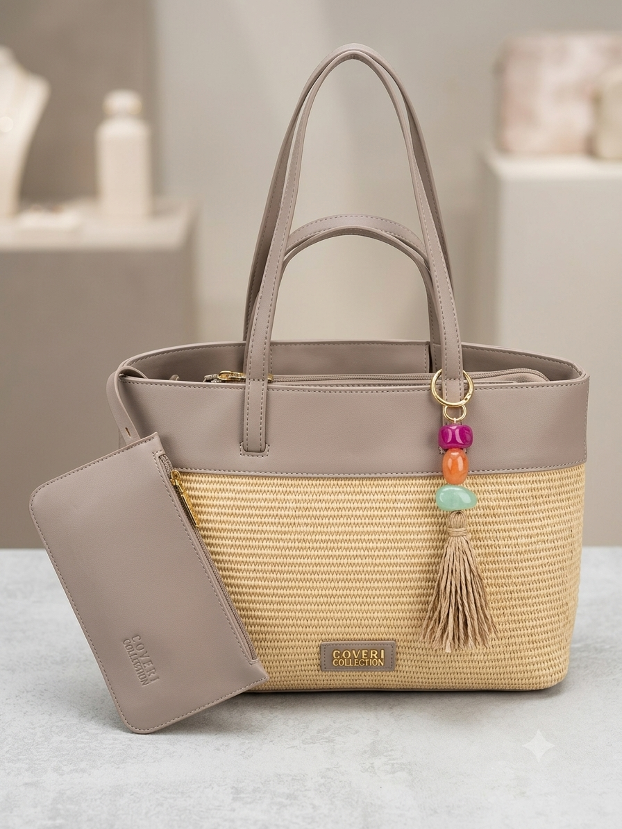 COVERI COLLECTION Borsa Rafia