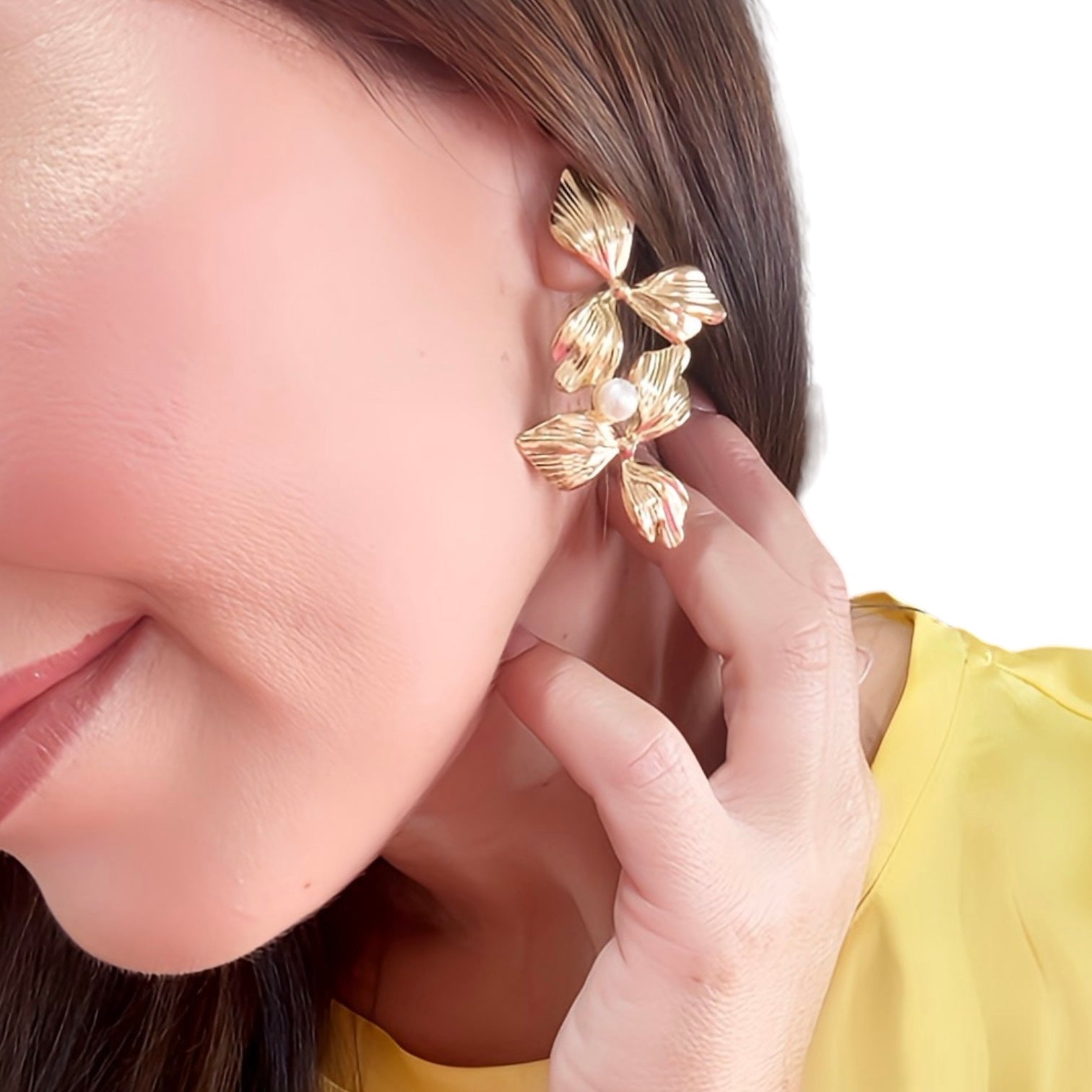 Orecchini Flowers Perla