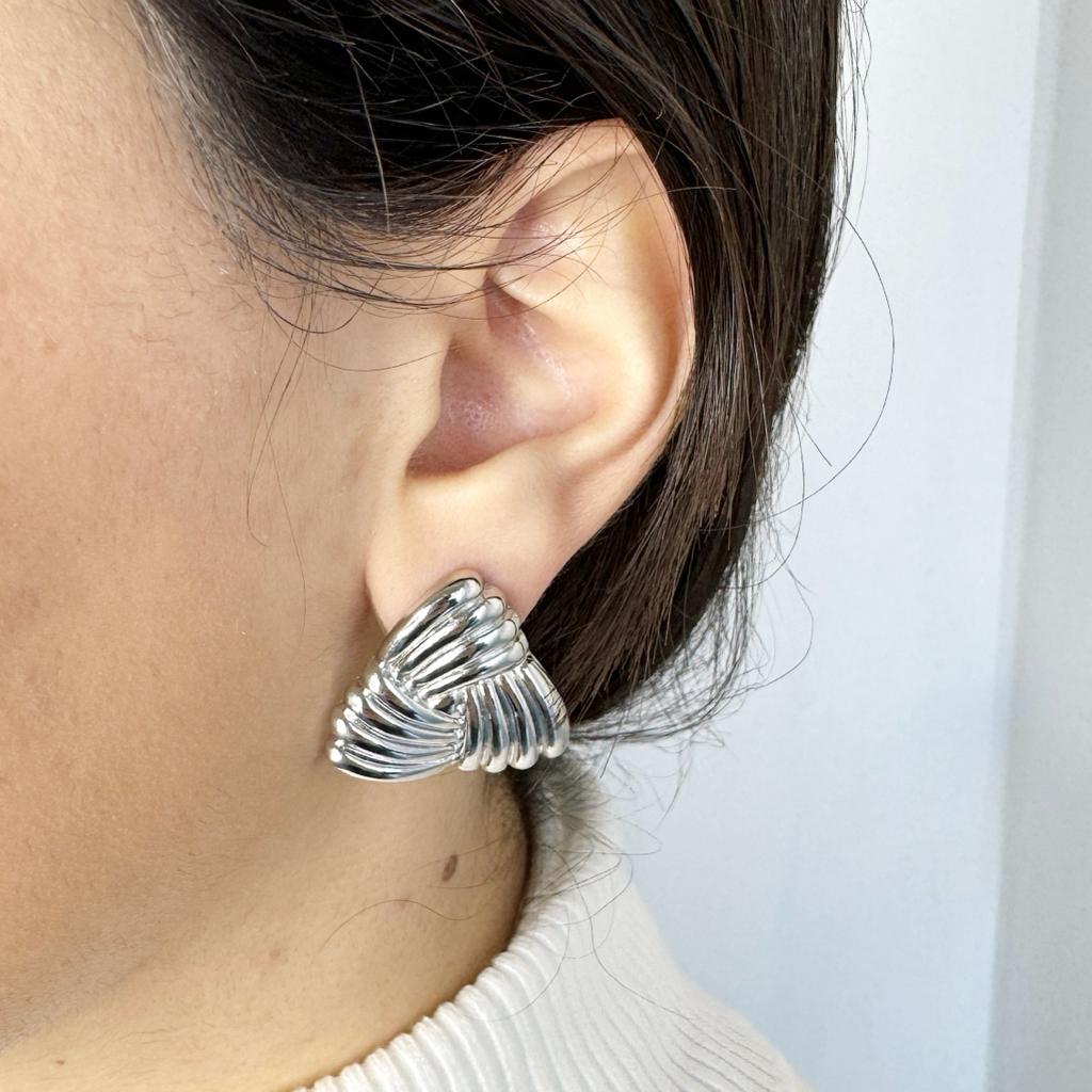 Orecchini Triangle Intreccio.