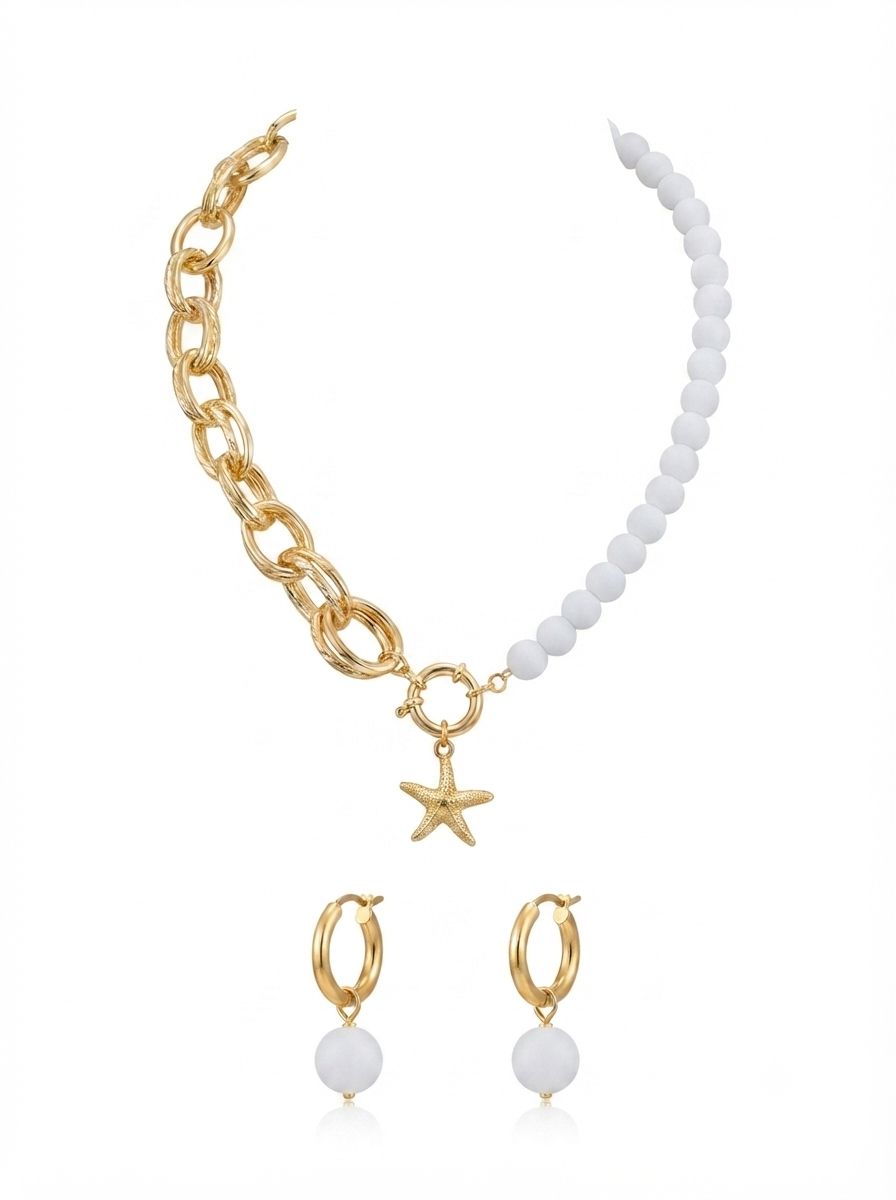 Completo Stella Gold & White