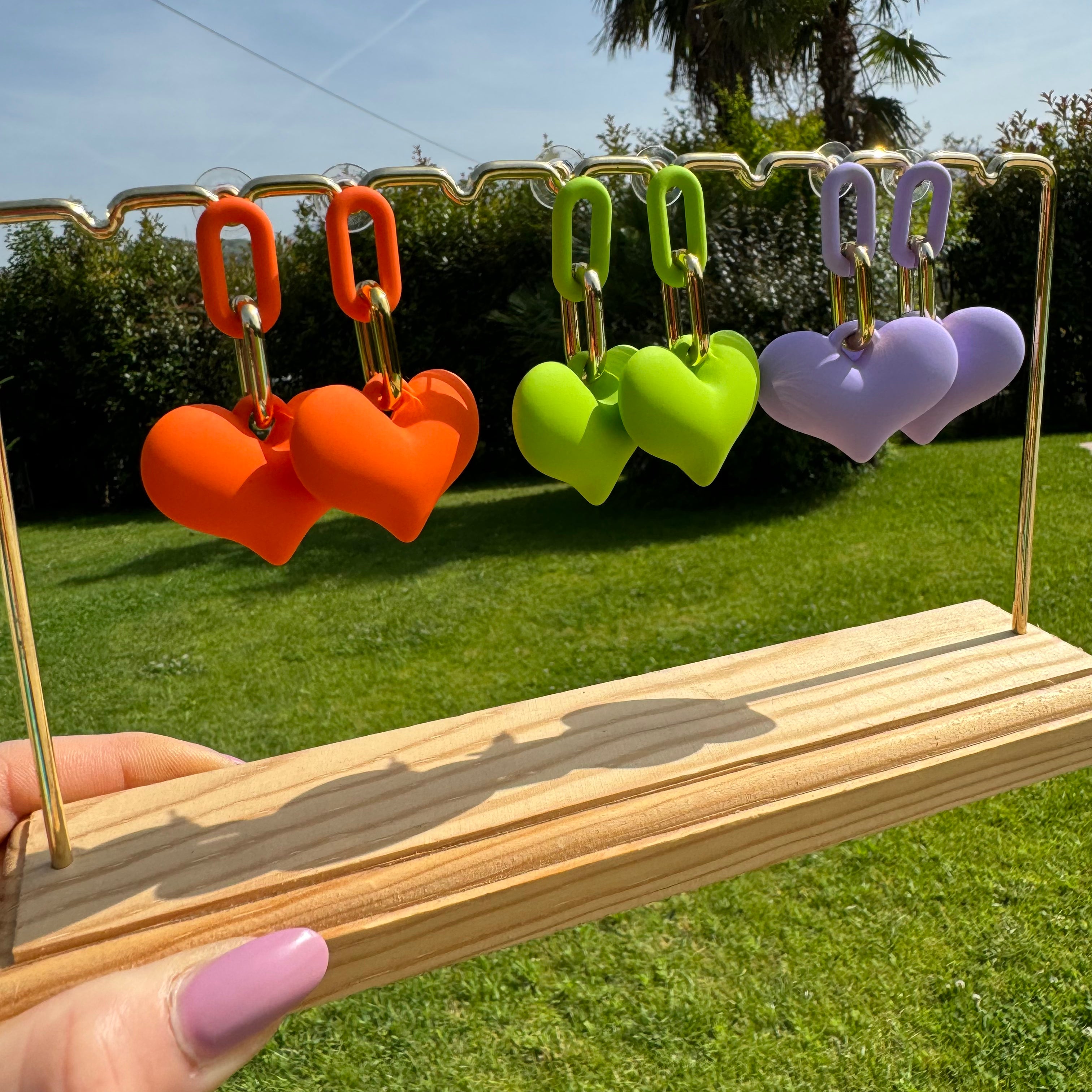 Orecchini Cuore Colors