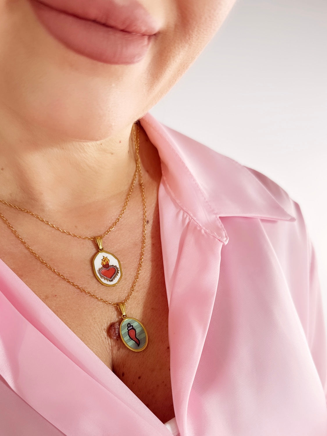 Collana Peperoncino Smaltato