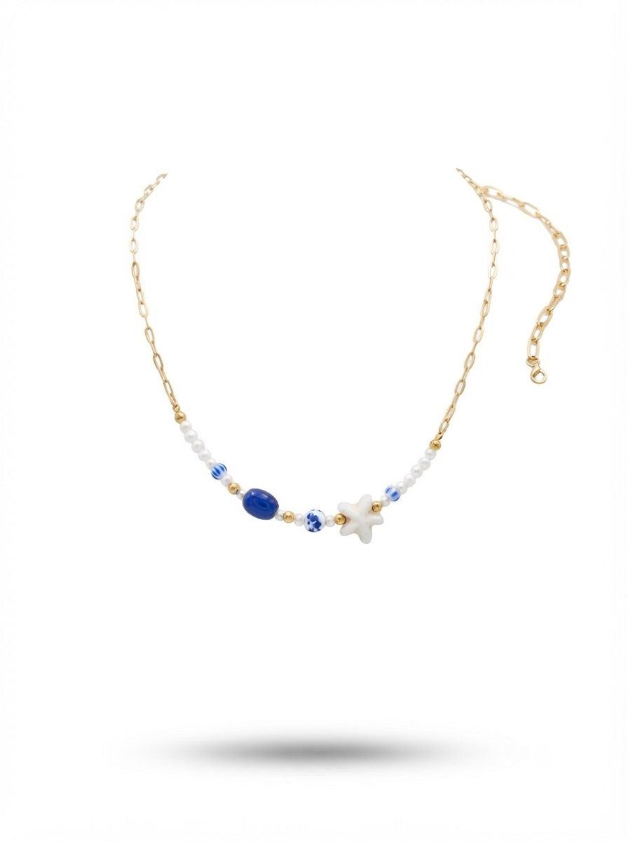 Collana SANTORINI White e Blue