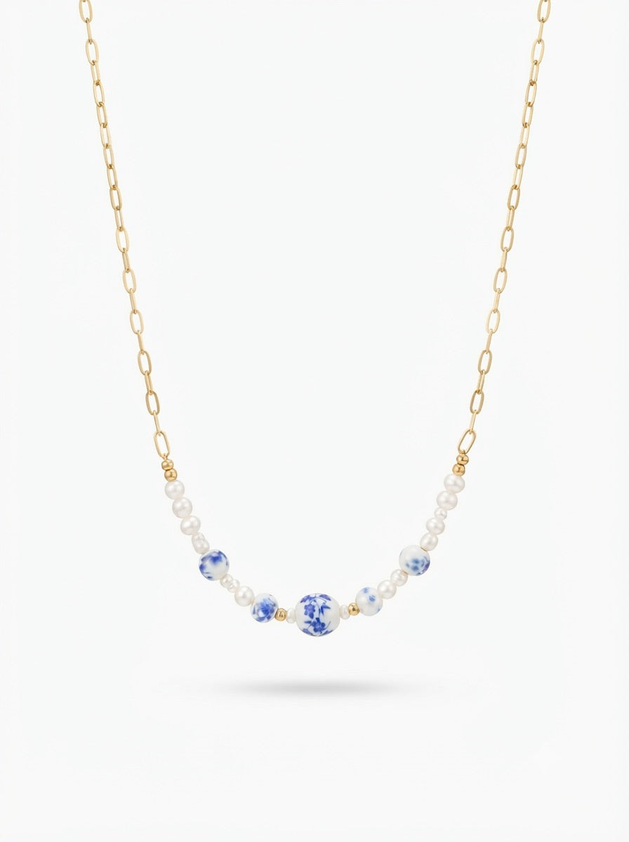 Collana SANTORINI White & Blue