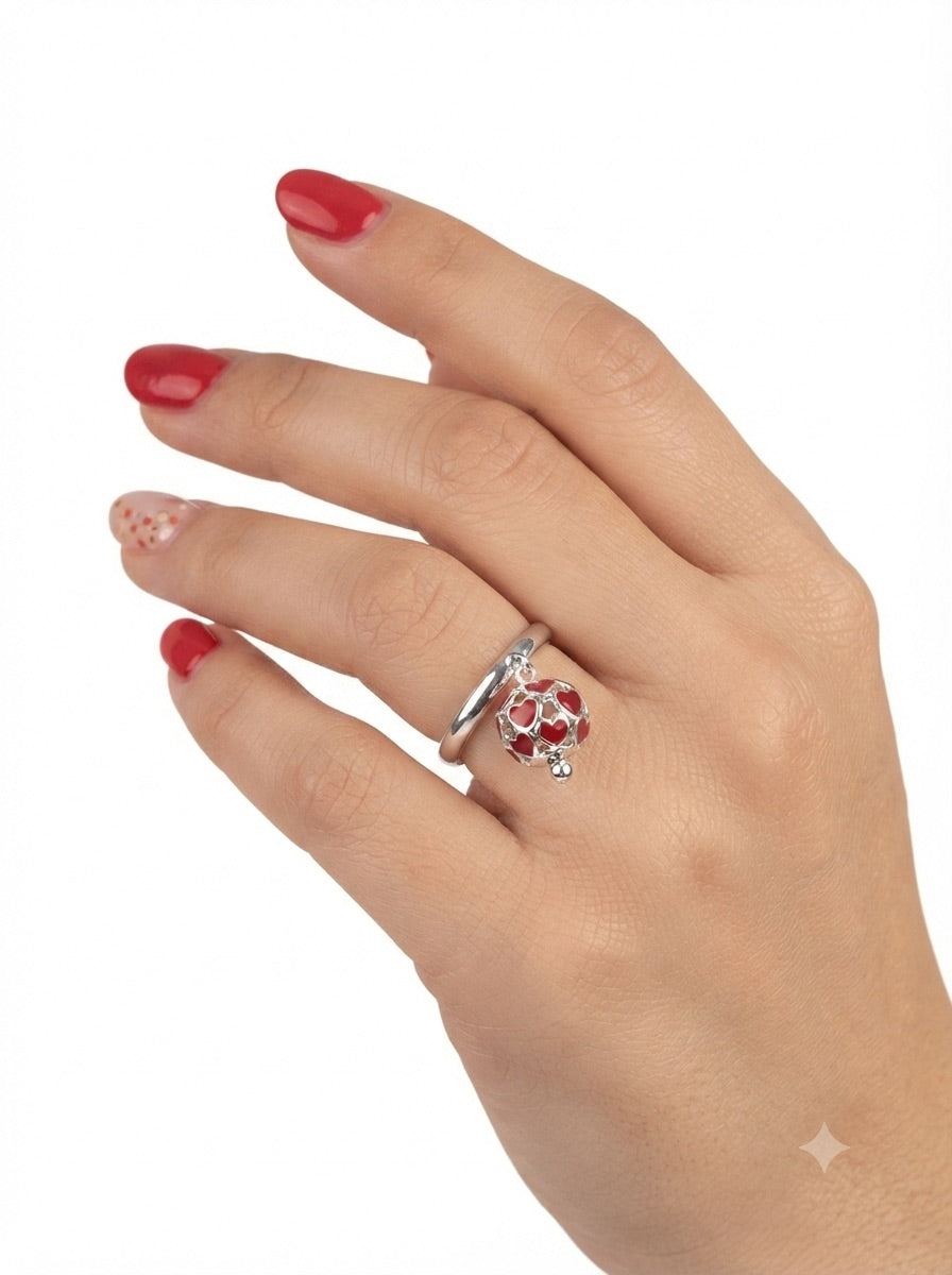 Anello Campanellina Smaltata