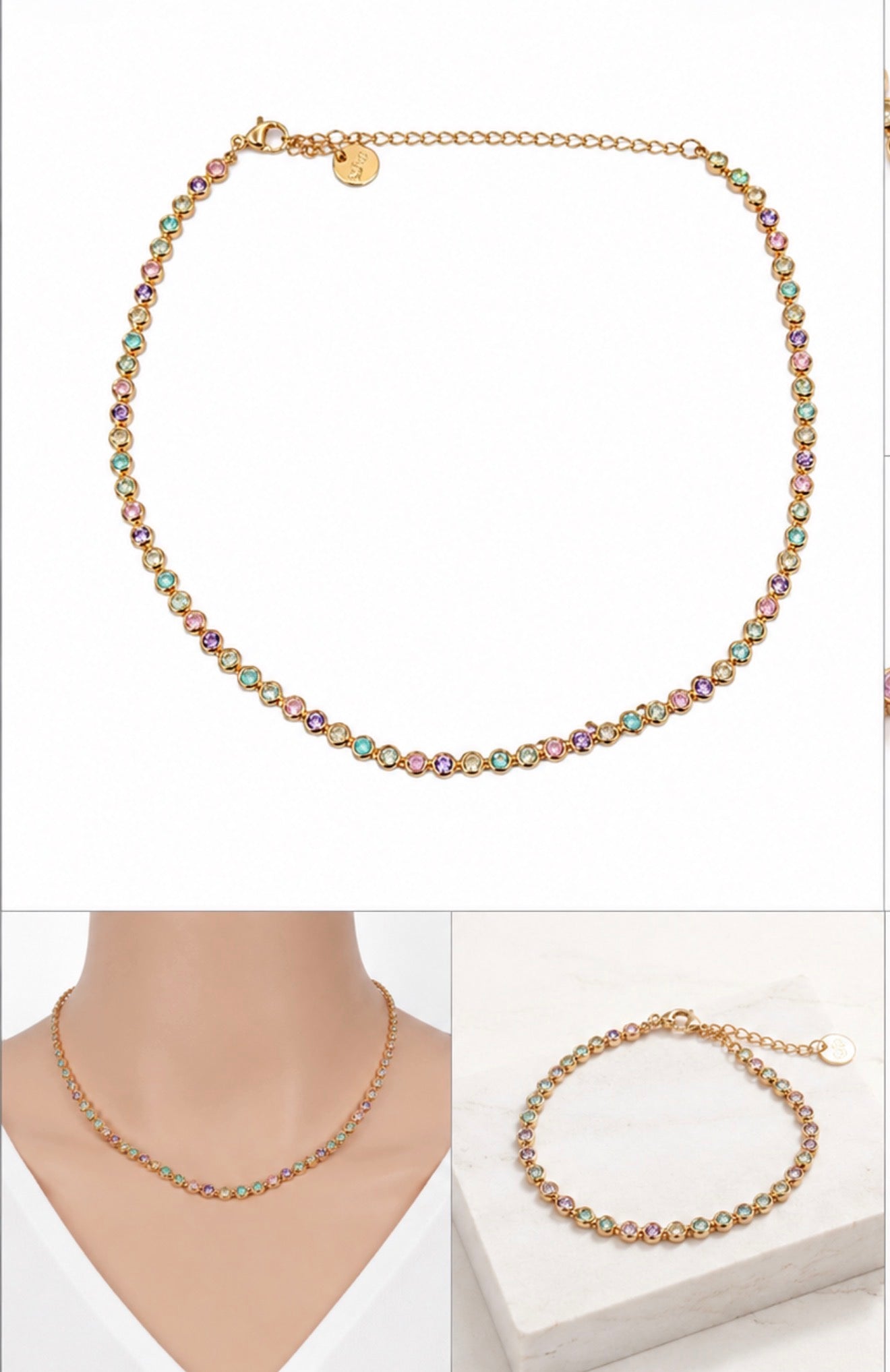 Collana LUCE Rainbow Pastello