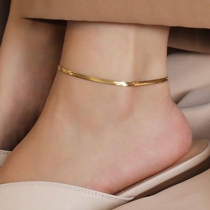 Cavigliera Snake Gold