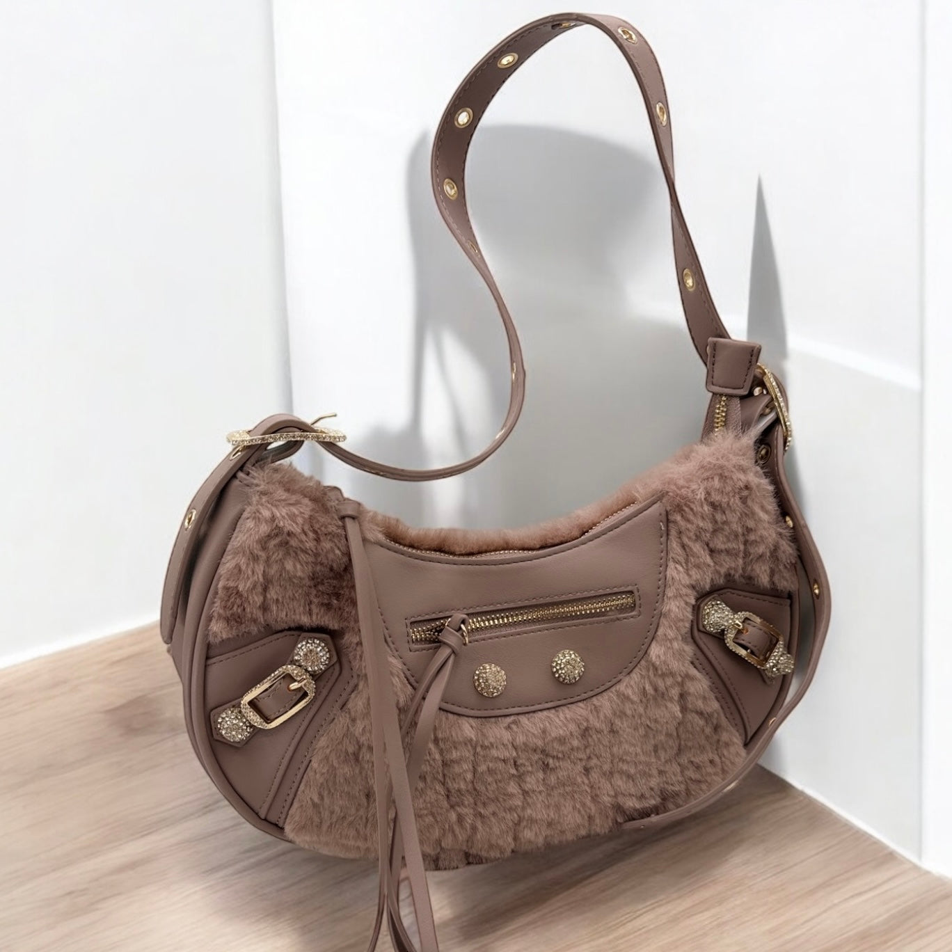 Borsa MezzaLuna Ecofur