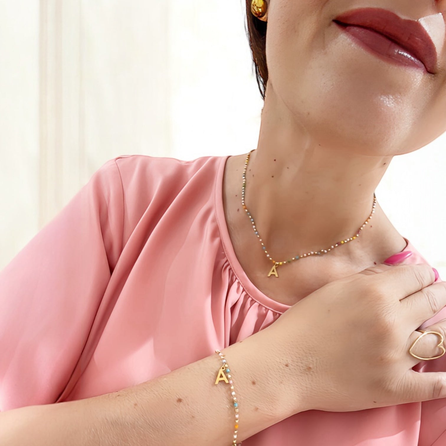 Bracciale e Collana Pepite Personalizzato