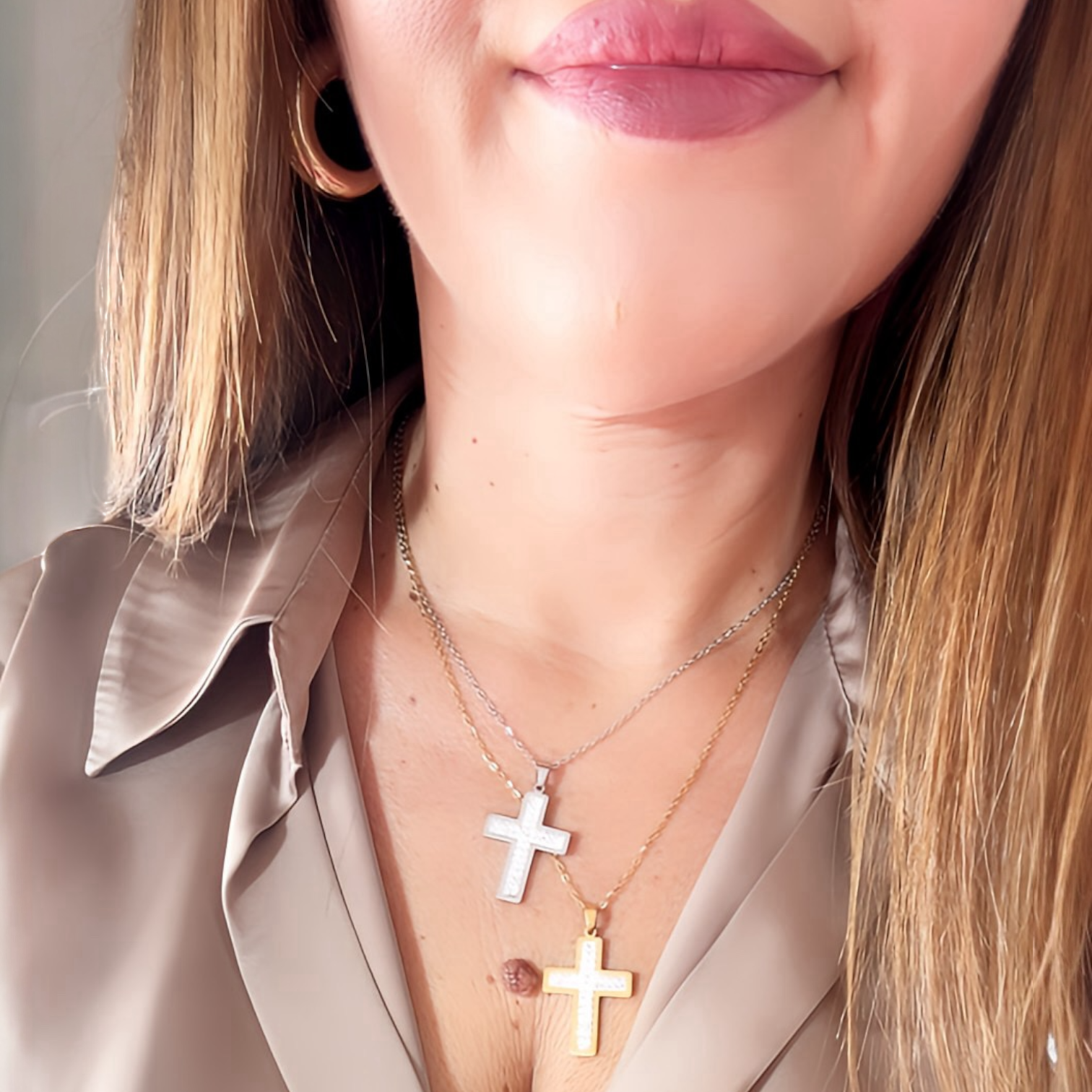 Collana Croce Luxury