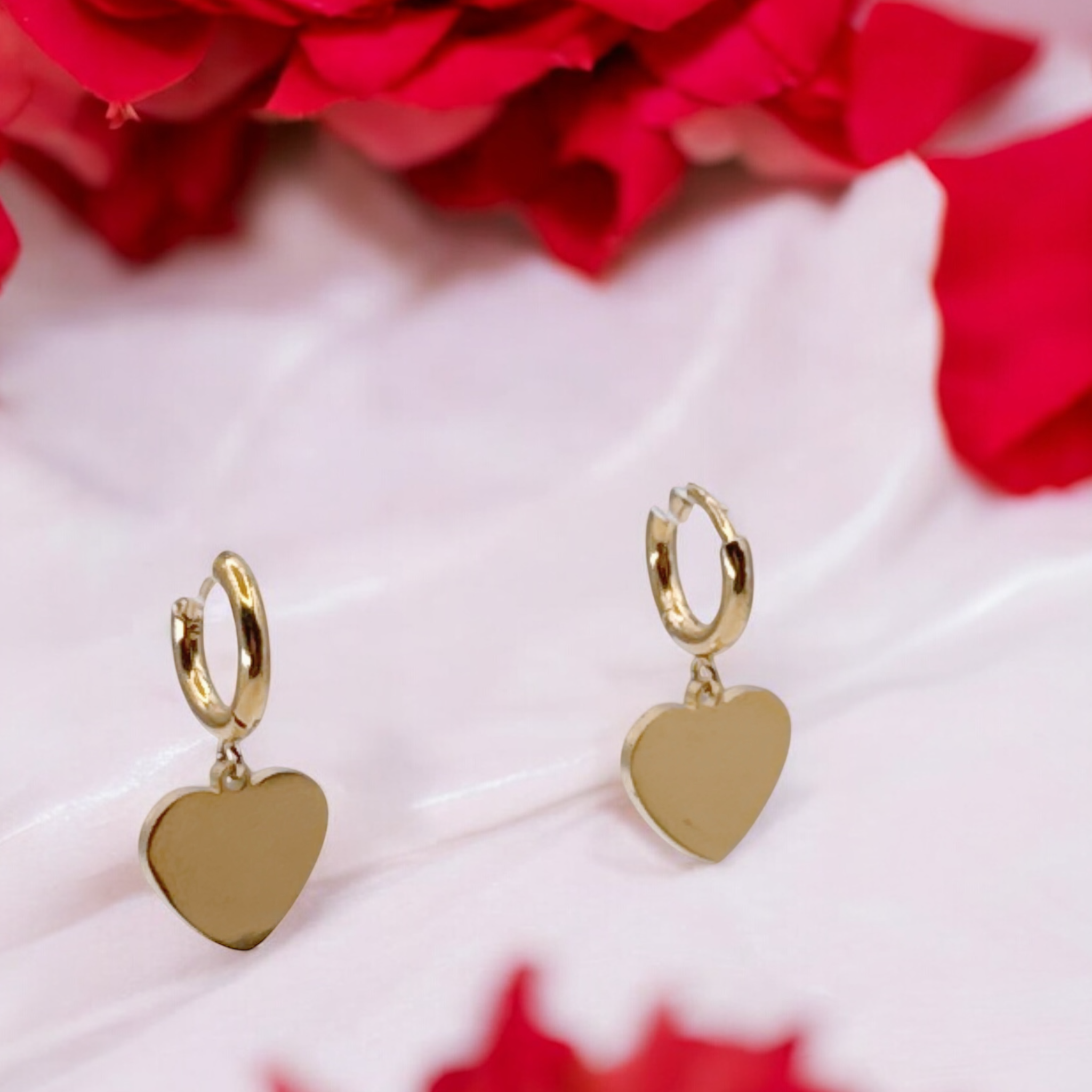 Orecchini Cerchio LOVE Gold