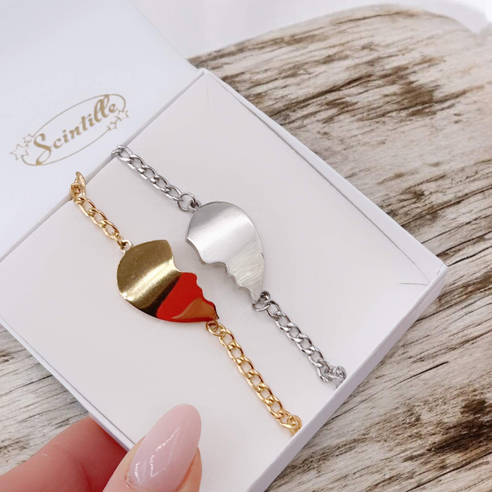 Bracciale Cuore a Metà