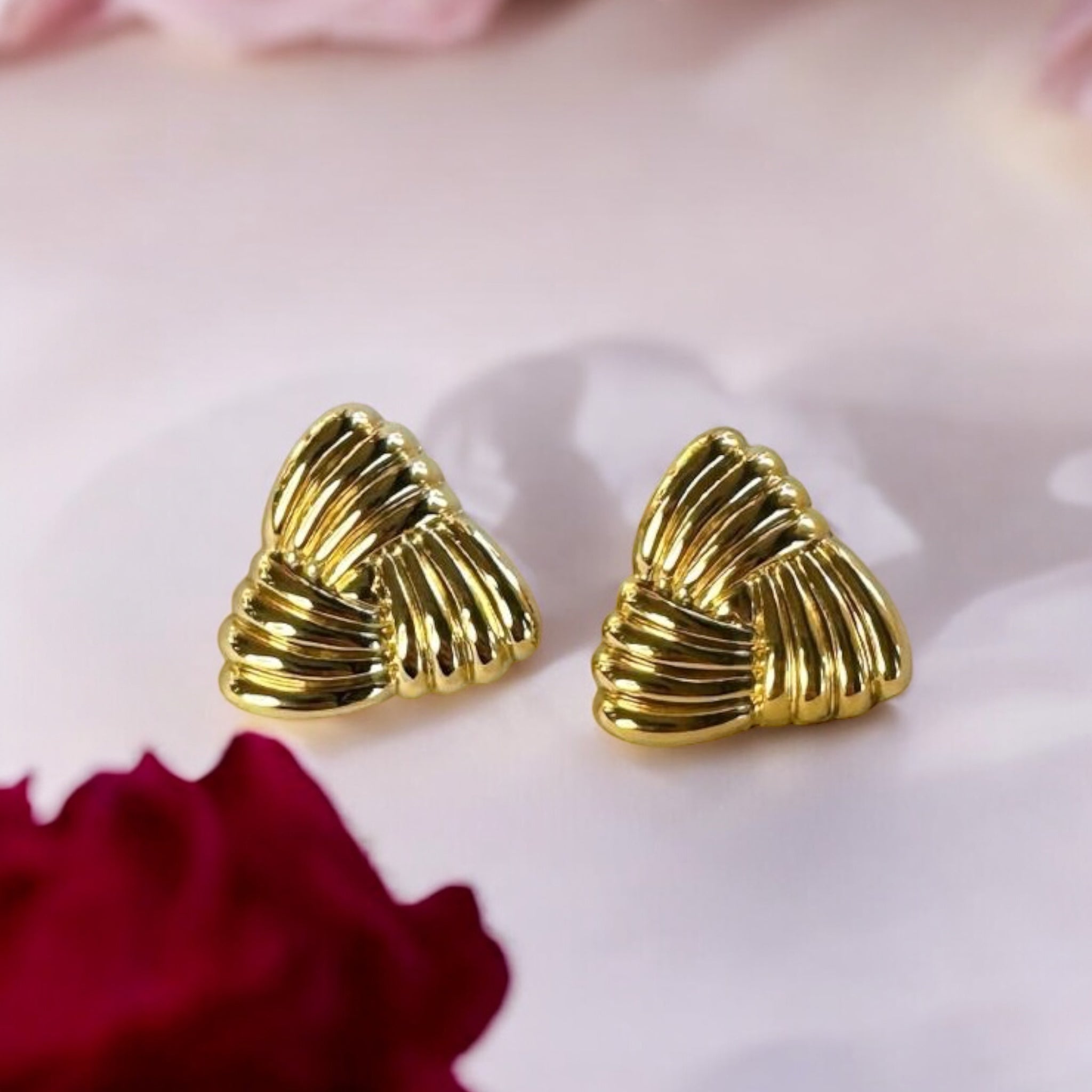 Orecchini Triangle Intreccio.